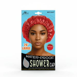 Red Large Waterproof Shower Cap 20 inch #M2214AST
