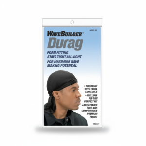 Wave Builder Durag Cap Form-Fitting Hair Protection #192AST