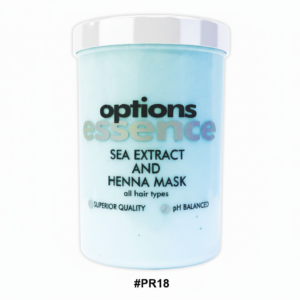 Options Essence Sea Extract and Henna Mask 1L - All Hair #PR18
