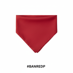 Plain Red Bandana #BANREDP