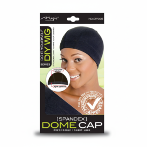 Spandex Dome Cap - DIY Wig Hair Black Cap #DIY006