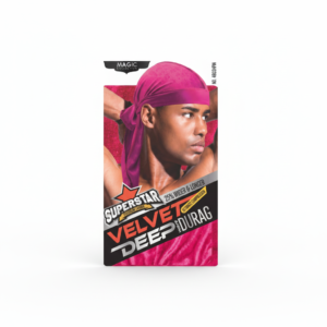 Pink Velvet Deep Wave Durag - 25% Wider #4803HPIN