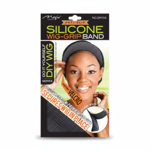 Silicone Wig-Grip Band - Black Anti-Slip Velcro Wig #DIY014