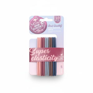 Super Elasticity Hair Ties 10 PCS - Assorted #TP83KOR