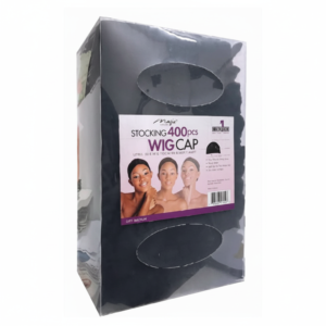 Wig Cap Box 400pcs Black Stocking #1402BLA