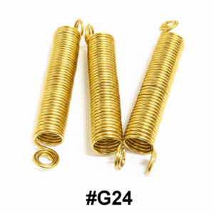 Gold Wire Spring Dread Coils - 24pk Card #G24