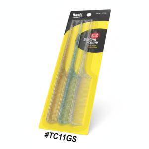 Magic Quality Glitter Rat Tail Styling Comb Set #TC11GS