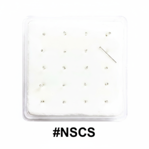 1.5mm Crystal Nose Studs 1-Pack Display Card #NSCS