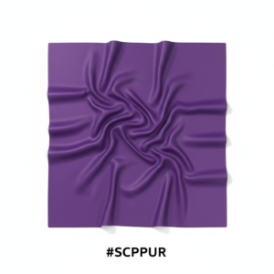 Premium Purple Satin Bonnet Head Wrap 90ร90 #SCPPUR