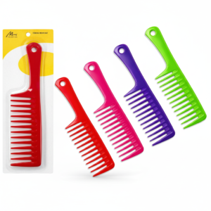 Assorted Colour Wide-Tooth Hair 1 piece #M2441AST