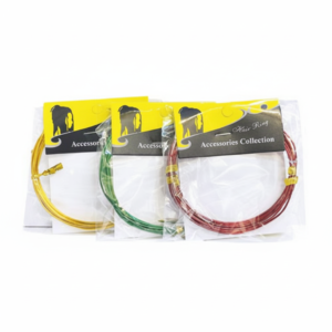 Assorted Hair Rings Set Yellow, Green #60600A