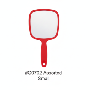 Small Square Handheld Mirror with Handle Assorted Colours #Q0702