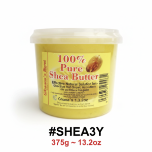 Ghana’s Best 100% Pure Yellow Shea Butter 375g / #SHEA3Y