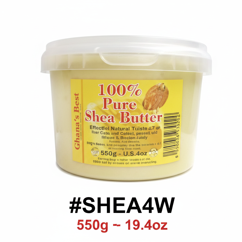 Ghana’s Best 100% Pure Shea Butter 550g (19.4oz) #SHEA4W