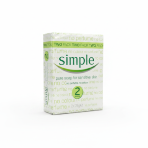 Simple Pure Soap for Sensitive Skin 2 Bars Pack #SIM1