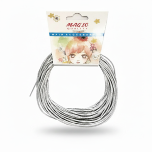 Silver Hair Accessory Cord Magic Quality #BR01S