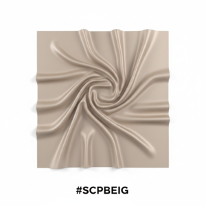 Premium Beige Satin Bonnet Head Wrap for Hair Protection #SCPBEIG