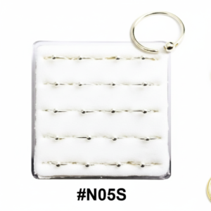 Silver Plain Nose Rings Hoop #N05S