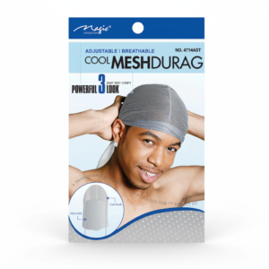 Mesh Durag Grey AdjustablE - Breathable Cool #4714AST