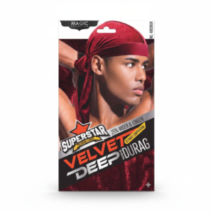 Burgundy Magic Collection Velvet Deep Wave Durag #4803BUR