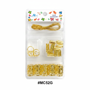 Murry Collection, Gold Filigree Hair Bead Kit with Thread #MC52G