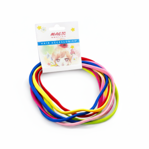 Hair AccessorieS Assorted Colour Elastic Hair Bands #8080AST