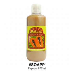 Makazo Black Soap Savon Noir Papaya 977ml #SOAPP