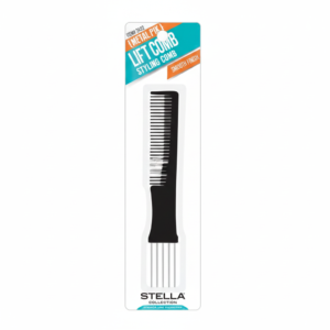 Stella Metal Pik Lift Comb Styling Black #2432
