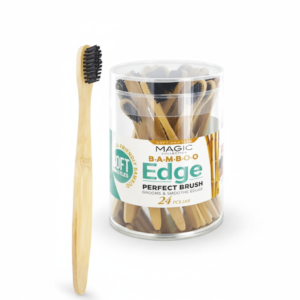 Magic Bamboo Edge Perfect Brush (24 Pcs Jar) #EDGE02JAR
