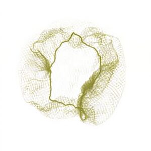 Extra Fine Blonde Hair Net on Ring, 144 pcs