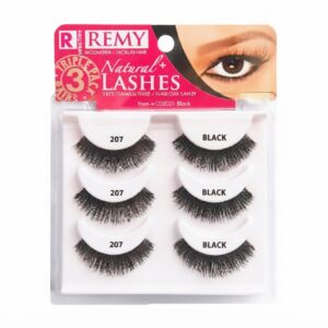 EYELASHES RESPONSE BLACK 3 PAIR - luxurious black eyelashes for a captivating look