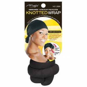 Magic Knotted Wrap Black #2186