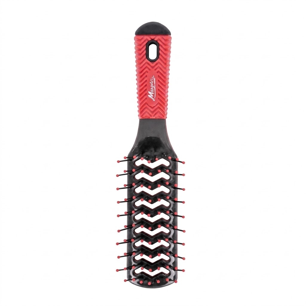 Delux Vent Brush 8531 with ergonomic handle and vented design for efficient styling