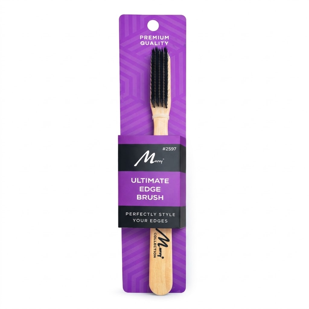 Murry Bamboo Edge Brush with premium quality design for styling edges