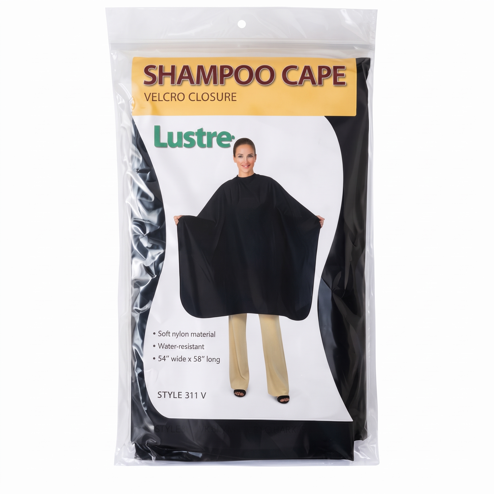 Lustre Barber Cape for Customer - Soft Nylon #311V