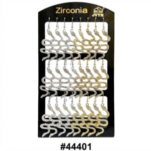 Fancy Earring Display Snake Style showcasing elegant earrings
