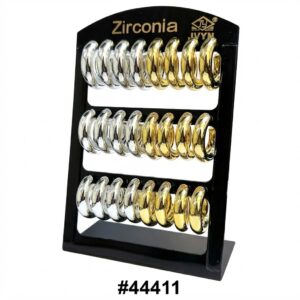 Fancy Earring Display showcasing multiple earrings in an elegant design