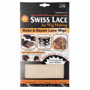Qfit Wig Lace Lite Brown for wig making and repair