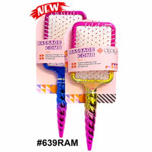 Paddle Brush Unicorn Rainbow Mix Colors - vibrant and fun hair styling tool