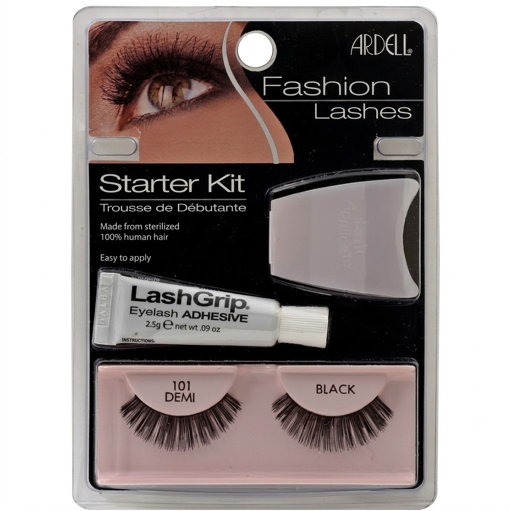 Ardell Fashion Lashes Starter Kit with 101 Demi lashes and adhesive