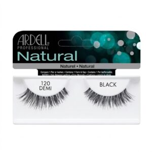 Ardell Eyelashes NO120 in a 72PC box, featuring a natural black design for a seamless look.