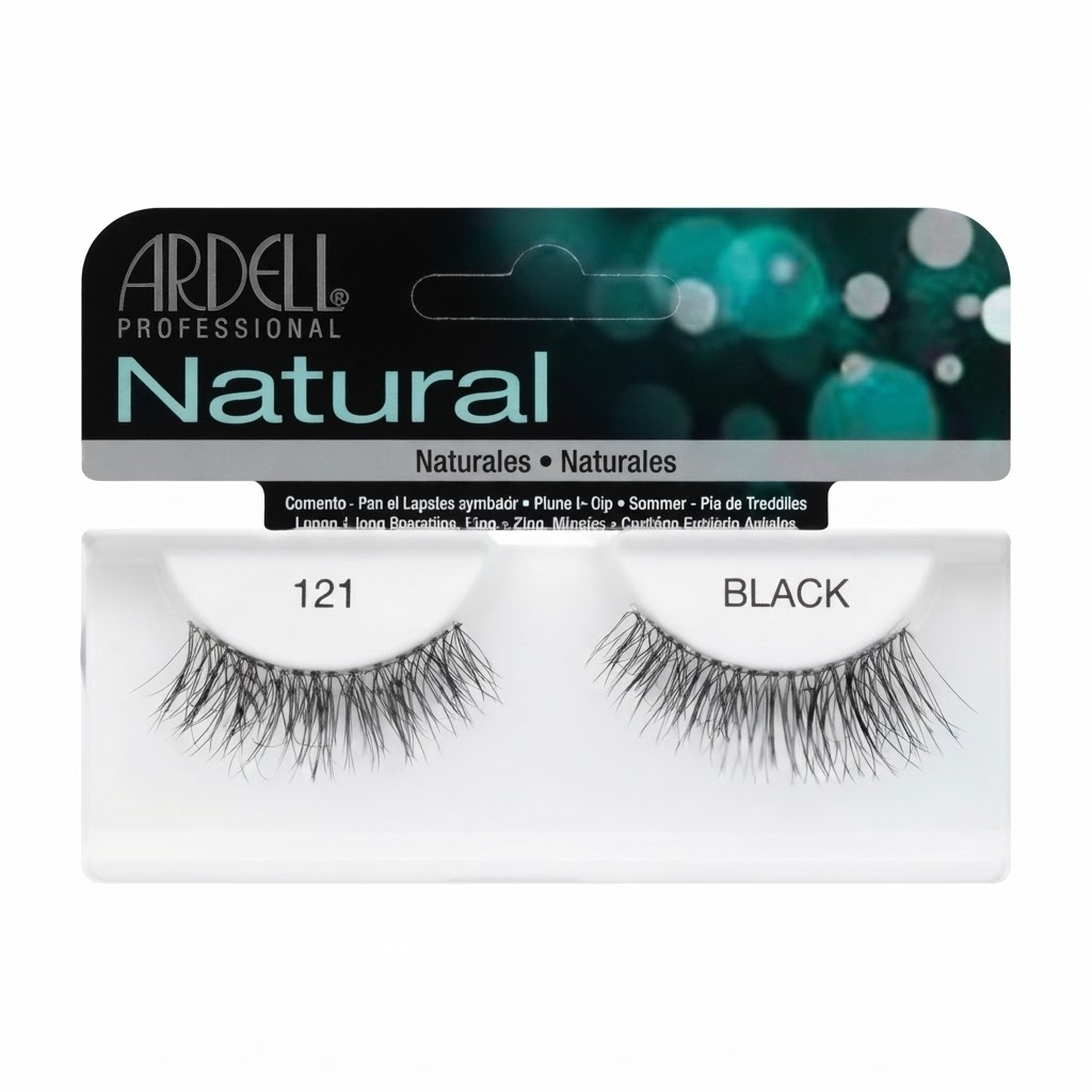 Ardell Eyelashes NO121 in Black - 72 pcs box for natural enhancement