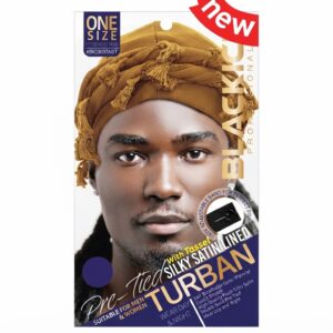 Pre-Tied Silky Turban with Tassel in assorted colours for men and women
