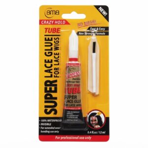 BMB Super Lace Glue Tube 30ml for securing lace wigs
