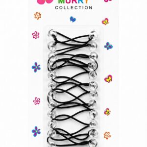 Murry Collection Clear/Silver Hair Bubbles on packaging