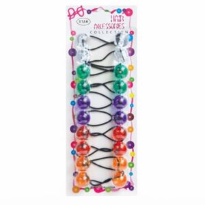 Colorful crystal hair bubbles for vibrant hairstyles