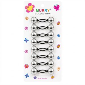 Murry Collection Bubble Silver Hair Bubbles in a pack