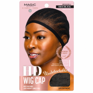 HD Wig Cap Black BYOG301 for seamless and undetectable wig application