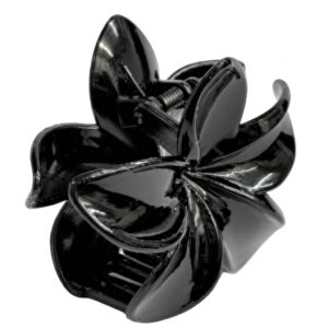 Jawa Hair Clip Flower Style in Black Colour