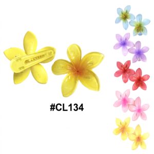 Jawa Hair Clip Flower Style Mix Color - Assorted floral hair clips